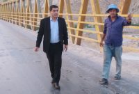 آغاز عملیات اجرایی تعمیرات اساسی پل بزرگ اتصال شهرستانهای لنده و کهگیلویه